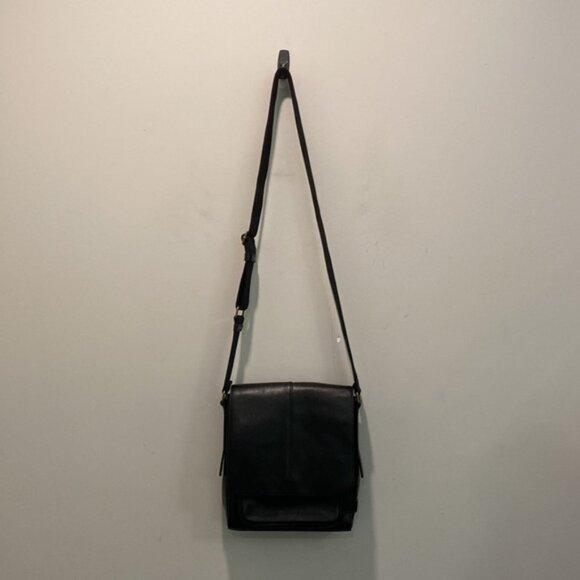 Fossil Kayden Black Leather Crossbody Bag SBG1324001 (M) - Picture 13 of 14
